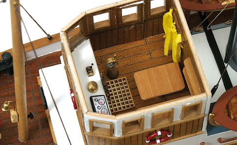 OCCRE Ulises Ocean Tugboat 1:30 Wooden Model Ship Kit RC Convertible