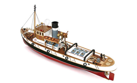 OCCRE Ulises Ocean Tugboat 1:30 Wooden Model Ship Kit RC Convertible