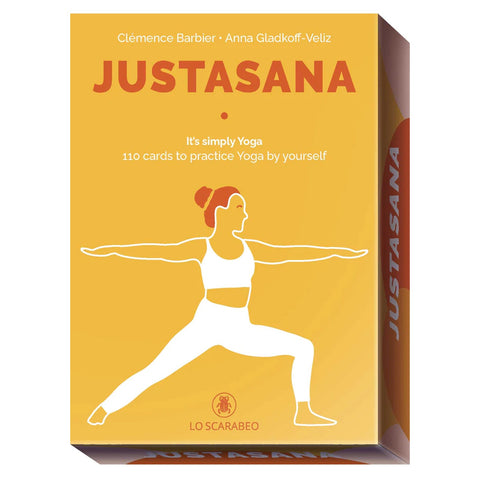 Justasana Yoga Cards Deck 110 Poses Lo Scarabeo English Practice Kit