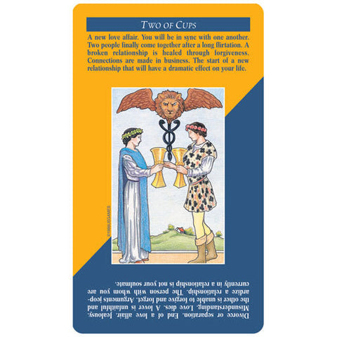 Quick & Easy Tarot Deck 78 Cards with Meanings, Beginner Set US Games