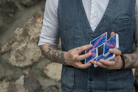Fluid Playing Cards by Hadzhi S4T Poker Magic Deck Cartamundi B9