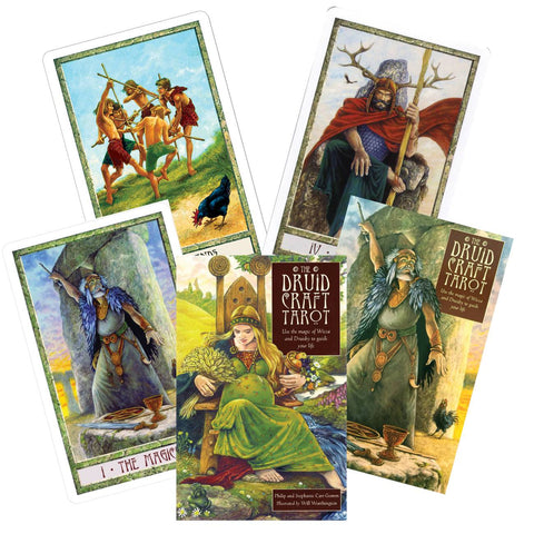 The Druidcraft Tarot Deck 78 Cards & Guidebook by US Games Systems