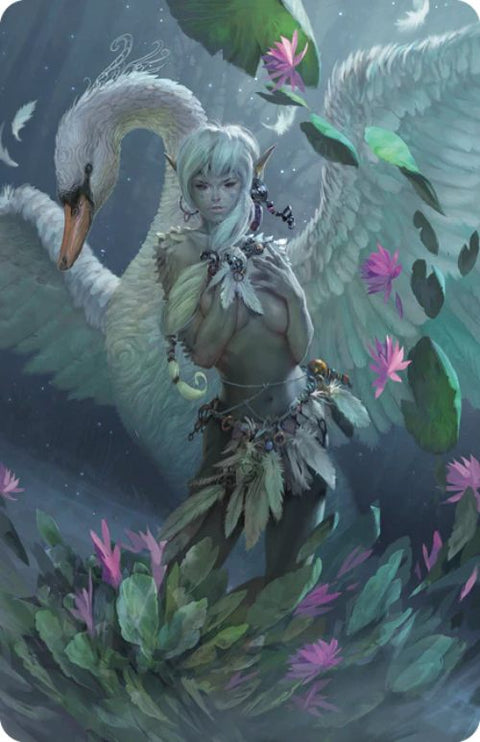 Paolo Barbieri Night Fairies Swan Fridge Magnet 85x55mm Lo Scarabeo
