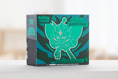 Pokemon TCG Twilight Masquerade ETB Teal Mask Ogerpon 9 Booster Packs