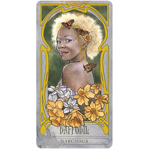 Lady Stirling's Wicked Garden Oracle Deck 32 Cards & Guidebook Gold Foil
