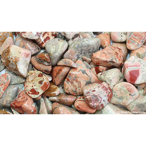 12x African Light Jasper Brecciated Tumble Stones Gemstones Healing