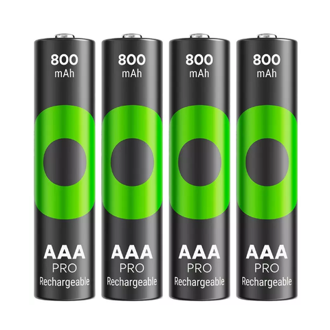 4 Aaa Gp Recyko Pro Rechargeable Batteries Nimh 800 Mah 4Bl NEW Packaging