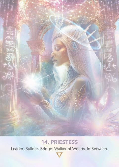 LightWeb Oracle Card Deck 44 Cards with Guidebook by Muse Oracle
