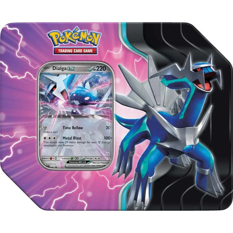 Pokemon TCG Azure Legends Dialga ex Tin Box w/ 5 Booster Packs EN