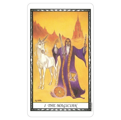 Unicorn Tarot Cards Deck Suzanne Star Liz Hilton Esoteric Telling US Games Ut78