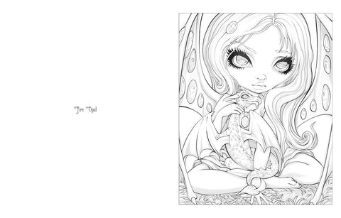 Dragonling Coloring Book Blue Angel
