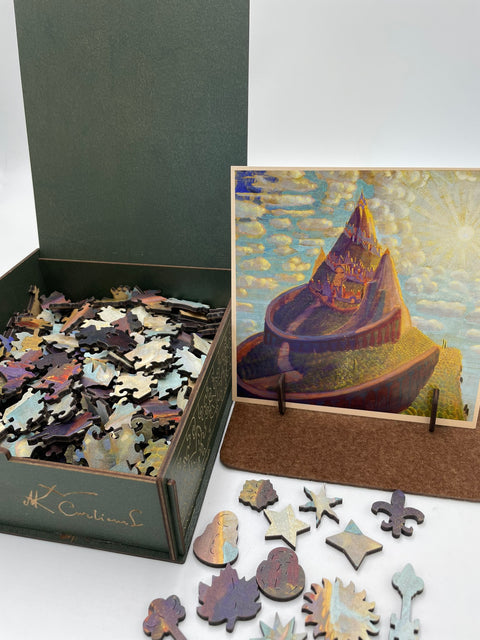 M.K. Ciurlionis Tale of the Castle 150pc Wooden Jigsaw Puzzle M