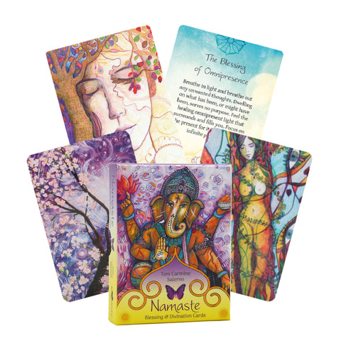 Namaste Blessing & Divination Oracle Cards Deck by Toni Carmine Salerno