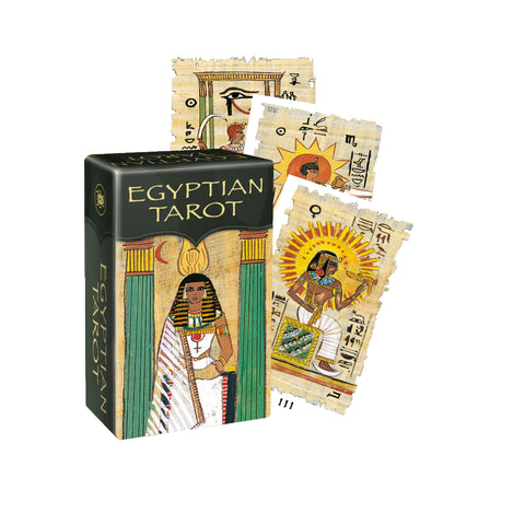Egyptian Tarot Mini Deck Pocket Size 78 Cards Lo Scarabeo Italy New