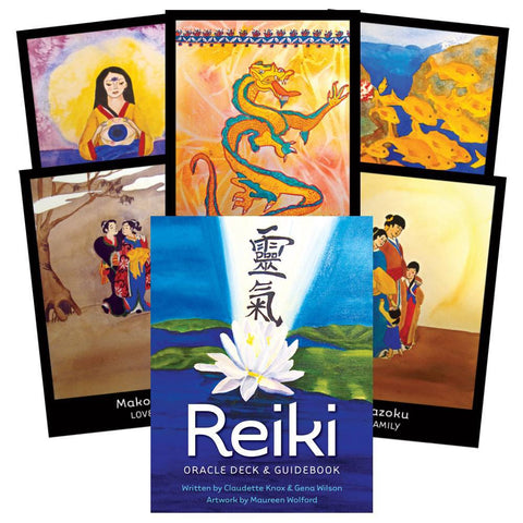 Reiki Oracle Cards Deck & Guidebook 33 Cards Multilingual US Games