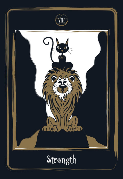 Golden Black Cat Tarot Cards Deck Agm Urania Helena De Almeida Cats Fans NEW