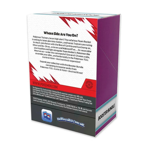 Pokemon TCG Scarlet & Violet Destined Rivals Booster Bundle 6 Packs
