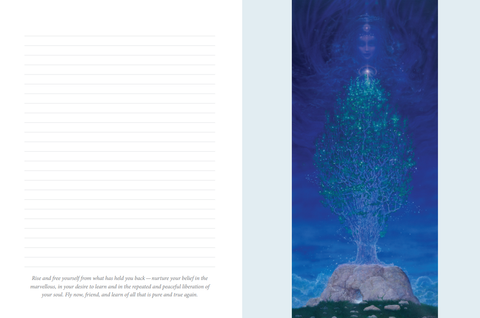 Hidden Worlds Journal L. Cavendish G. Williams Notebook Writing Blue Angel NEW