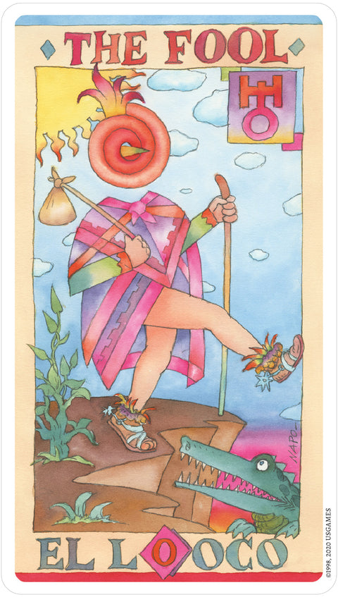 Napo Tarot Deck 78 Cards by US Games Systems Bilingual Spanish English