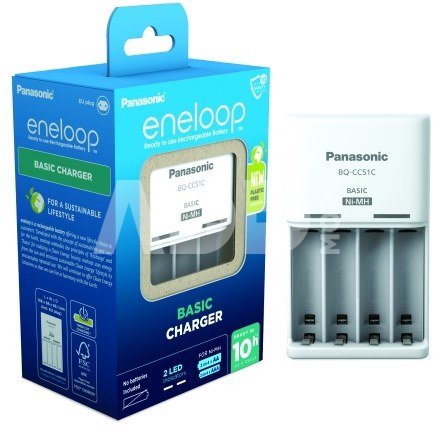 Panasonic Eneloop BQ-CC51 AA AAA NiMH Battery Charger 100-240V AC