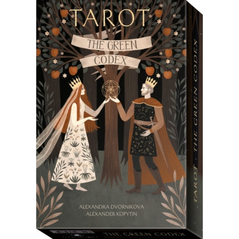 Green Codex Tarot Deck & Guidebook Set 78 Cards Eco Nature Lo Scarabeo