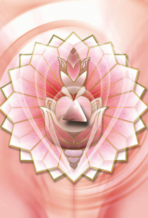Crystal Mandala Activation Cards Deck by Blue Angel 54-Card Pocket Oracle