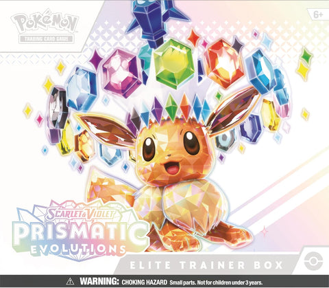 Pokemon TCG Scarlet & Violet Prismatic Evolutions Elite Trainer Box ETB