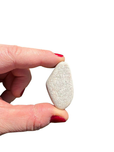 24 Large Tumble Stones - White Aventurine Gemstones Talisman Ancient Wisdom NEW