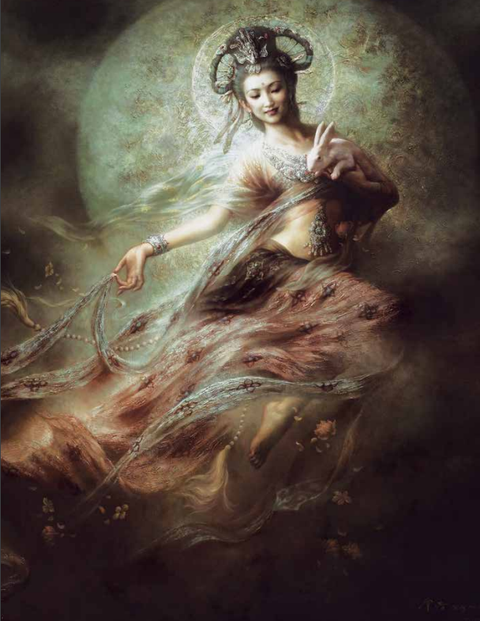 Kuan Yin Oracle Journal Writing Creative Notebook A. Fairchild Blue Angel Kyoj17