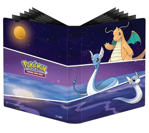 Ultra PRO Starry Dragonite 9-Pocket Pokémon PRO-Binder, 360 Cards, Elastic Strap