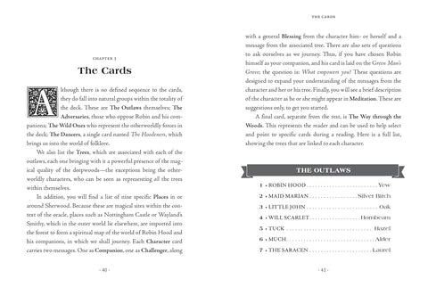Robin Hood Sherwood Oracle Card Deck by Sterling Ethos with Guidebook