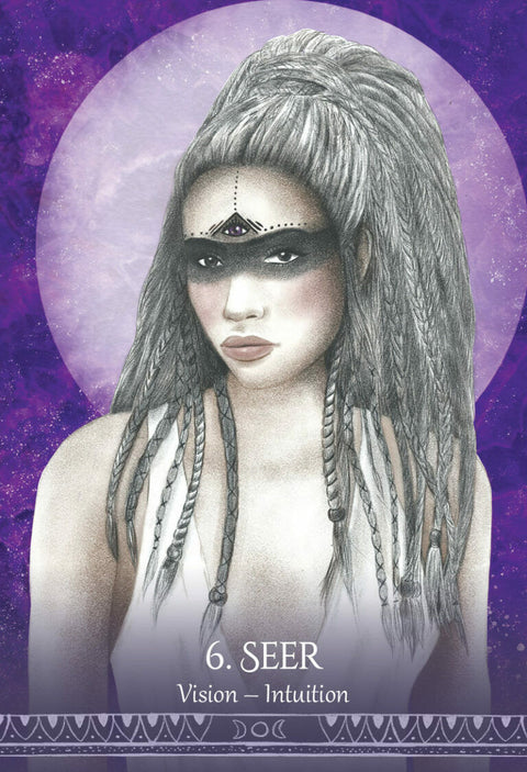 Goddess Spirit Oracle Deck by Rachel Johnson Blue Angel 44 Cards & Guidebook