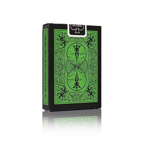 Bicycle Reverse Black Green Playing Cards Deck for Poker & Magic Tricks