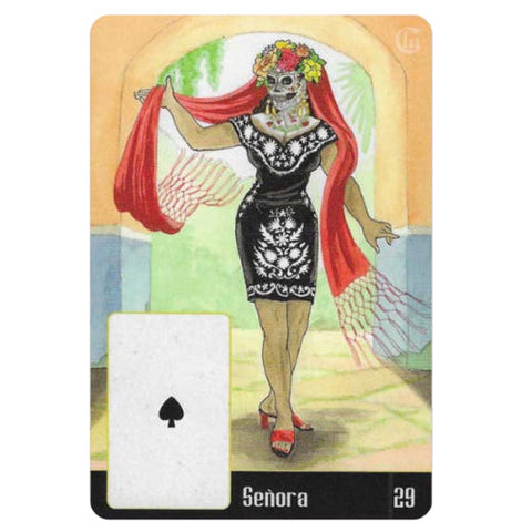 La Santa Muerte Lenormand Divination Card Deck & Guidebook Schiffer