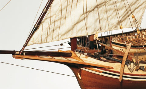 OcCre Hunter 1:60 Wooden Sailing Ship Model Kit 860mm Mediterranean