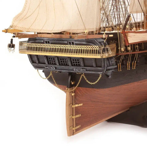 OCCRE Belle Poule 1/90 Wooden Model Ship Kit with Oak Base & Sails