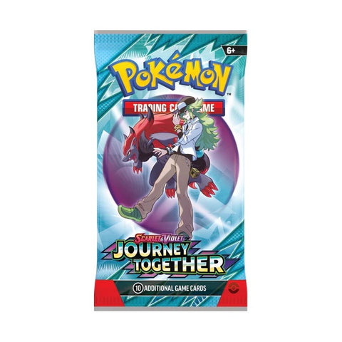 1x Pokemon Scarlet & Violet Journey Together Booster Pack 10 Cards EN