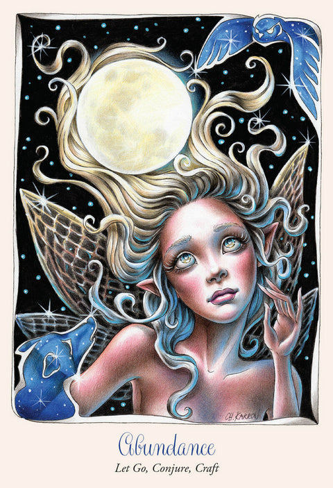 Faery Temple Oracle Card Deck by Suzy Cherub & Christine Karron Blue Angel