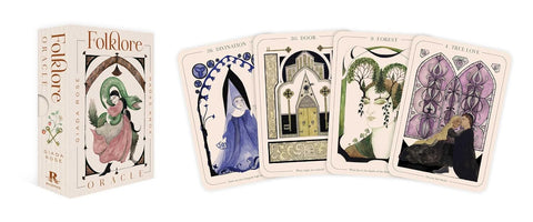 Folklore Oracle Deck by Rockpool 44 Cards & Guidebook Divination Set