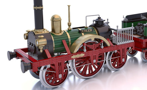 OCCRE Adler Steam Locomotive 1:24 Scale Model Kit Easy Build Collectible