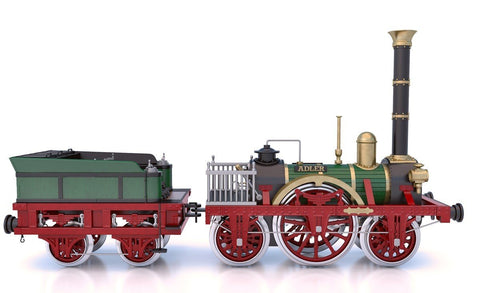OCCRE Adler Steam Locomotive 1:24 Scale Model Kit Easy Build Collectible