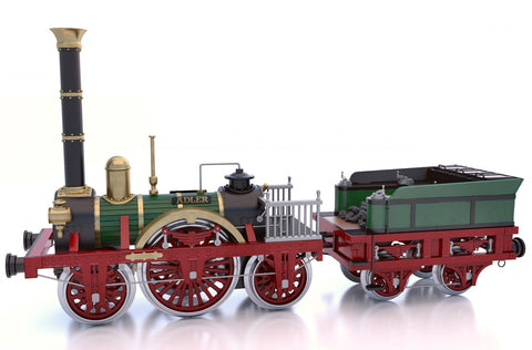 OCCRE Adler Steam Locomotive 1:24 Scale Model Kit Easy Build Collectible