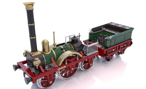 OCCRE Adler Steam Locomotive 1:24 Scale Model Kit Easy Build Collectible