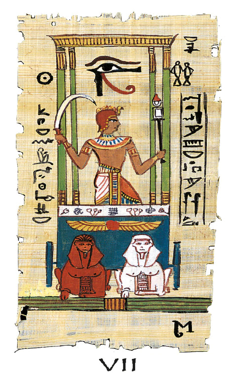 Egyptian Tarot Mini Deck Pocket Size 78 Cards Lo Scarabeo Italy New