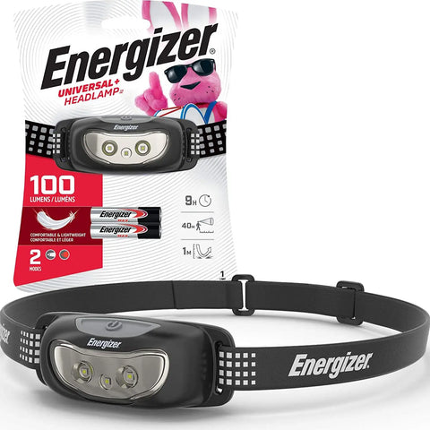 Energizer Universal+ LP1181 LED Headlamp 100 Lumen w/ 2x AAA Batteries