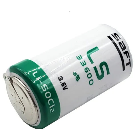 Saft LS33600 3.6V Li-SOCl2 D Cell 17Ah ER34615 Replacement Battery