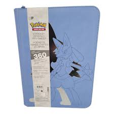 Ultra PRO Lucario 9-Pocket Zippered Binder for Pokémon Trading Cards