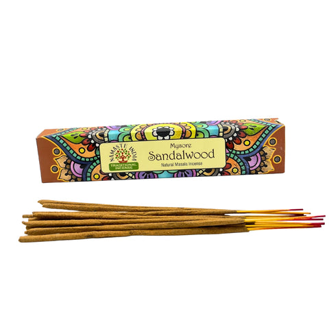Namaste Mandala Masala Incense - Sandalwood Orkay