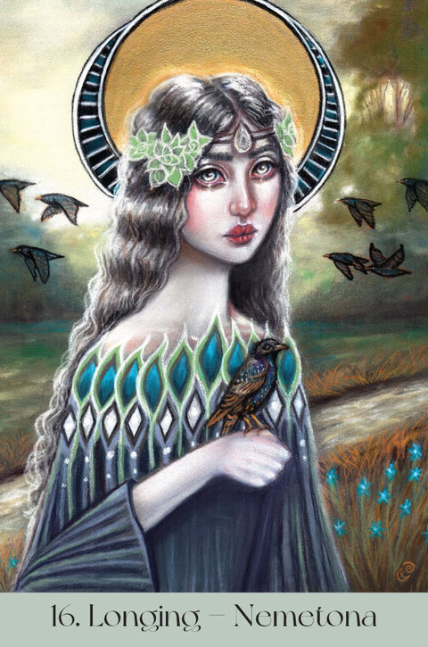 Maidens of the Wheel Oracle Deck by Tammy Wampler Blue Angel 45 Cards
