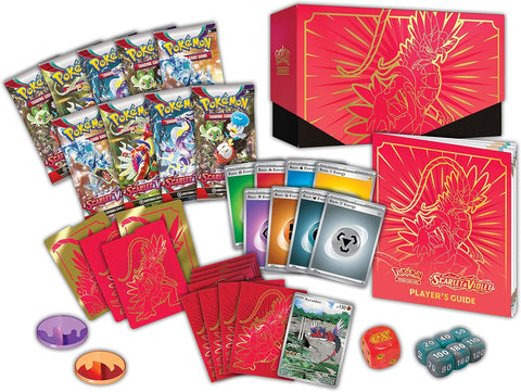 Pokemon TCG Scarlet & Violet Koraidon Elite Trainer Box 9 Booster Packs